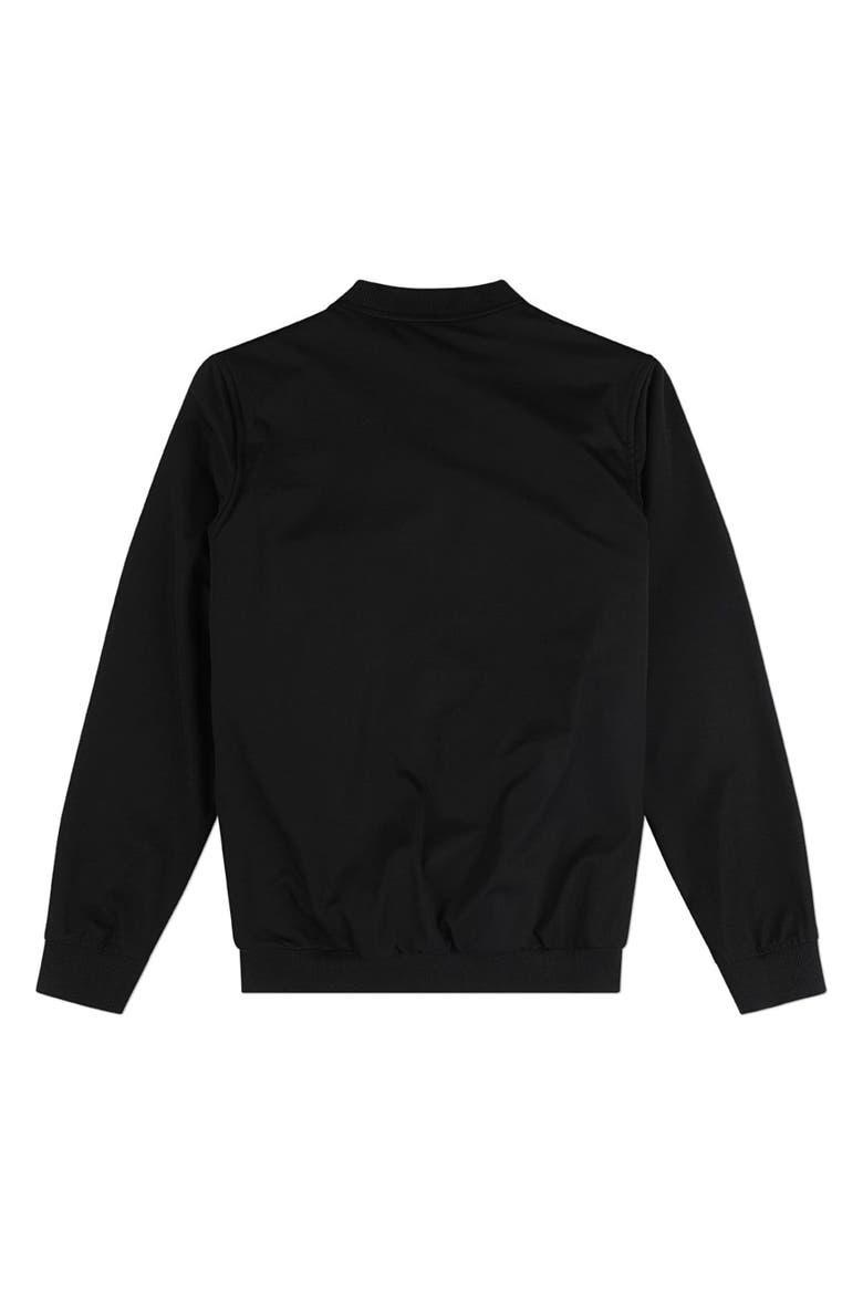 Kids Faux Fur Zip Up Jacket, Alternate, color, Black