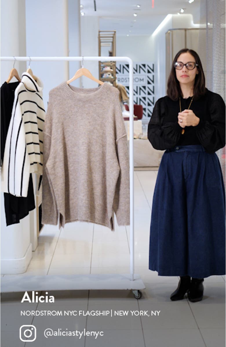 Curve Exposed Seam Sweater, sales video thumbnail