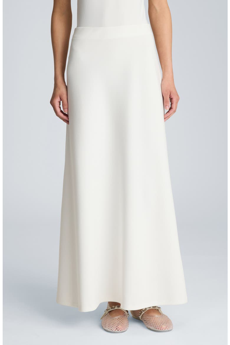 Bias Cut Flared Maxi Skirt, Main, color, PURE WHITE