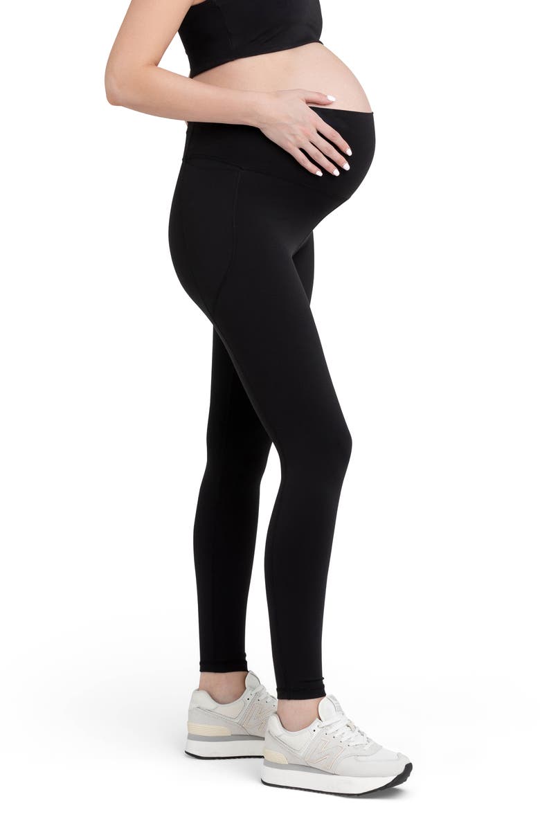 Ripe Maternity Tempo Stretch Nylon Pocket Maternity Leggings, Alternate, color, 