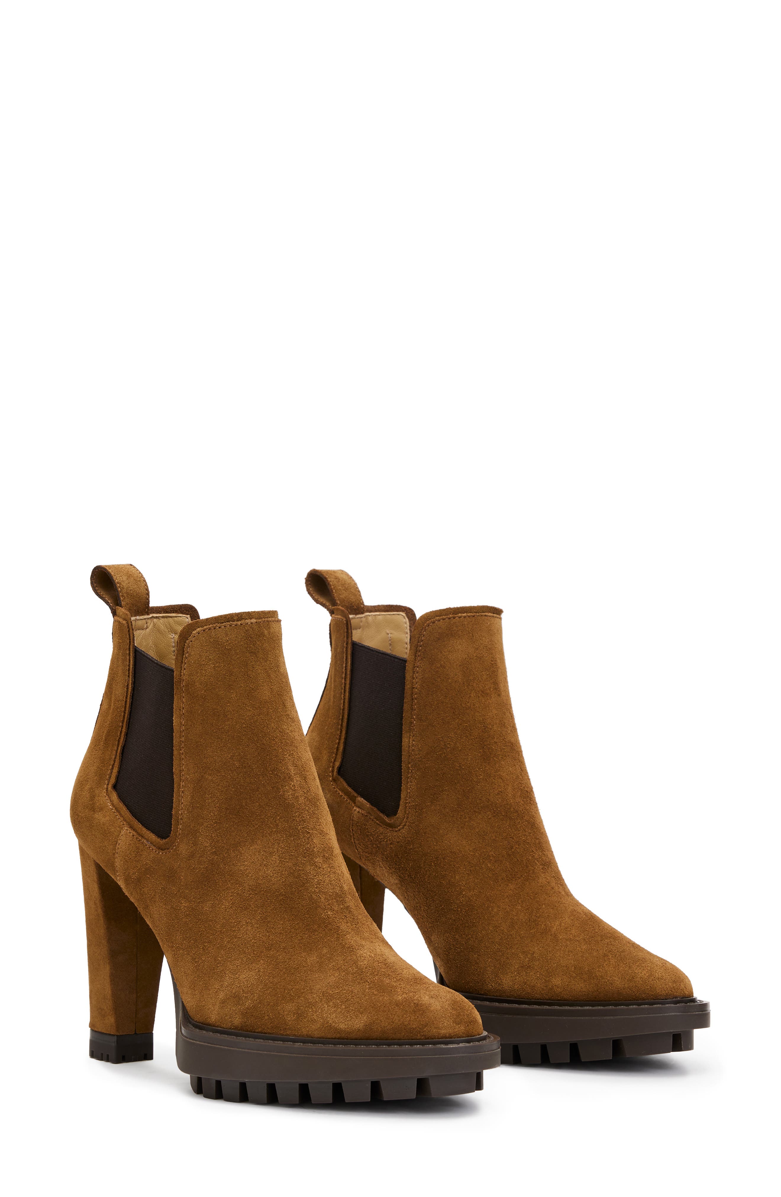 AllSaints Harper Lug Sole Bootie, Main, color, 