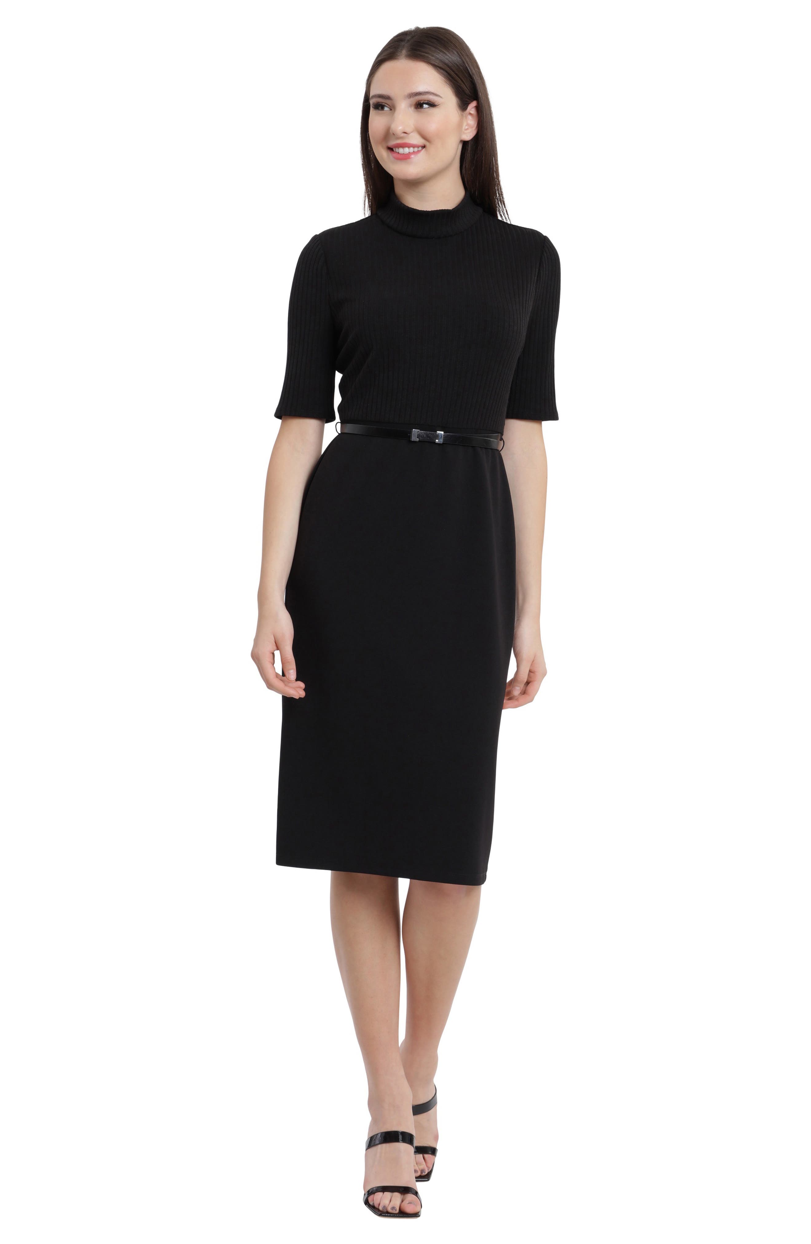 Maggy London Mixed Media Sheath Dress (Women) | Nordstromrack