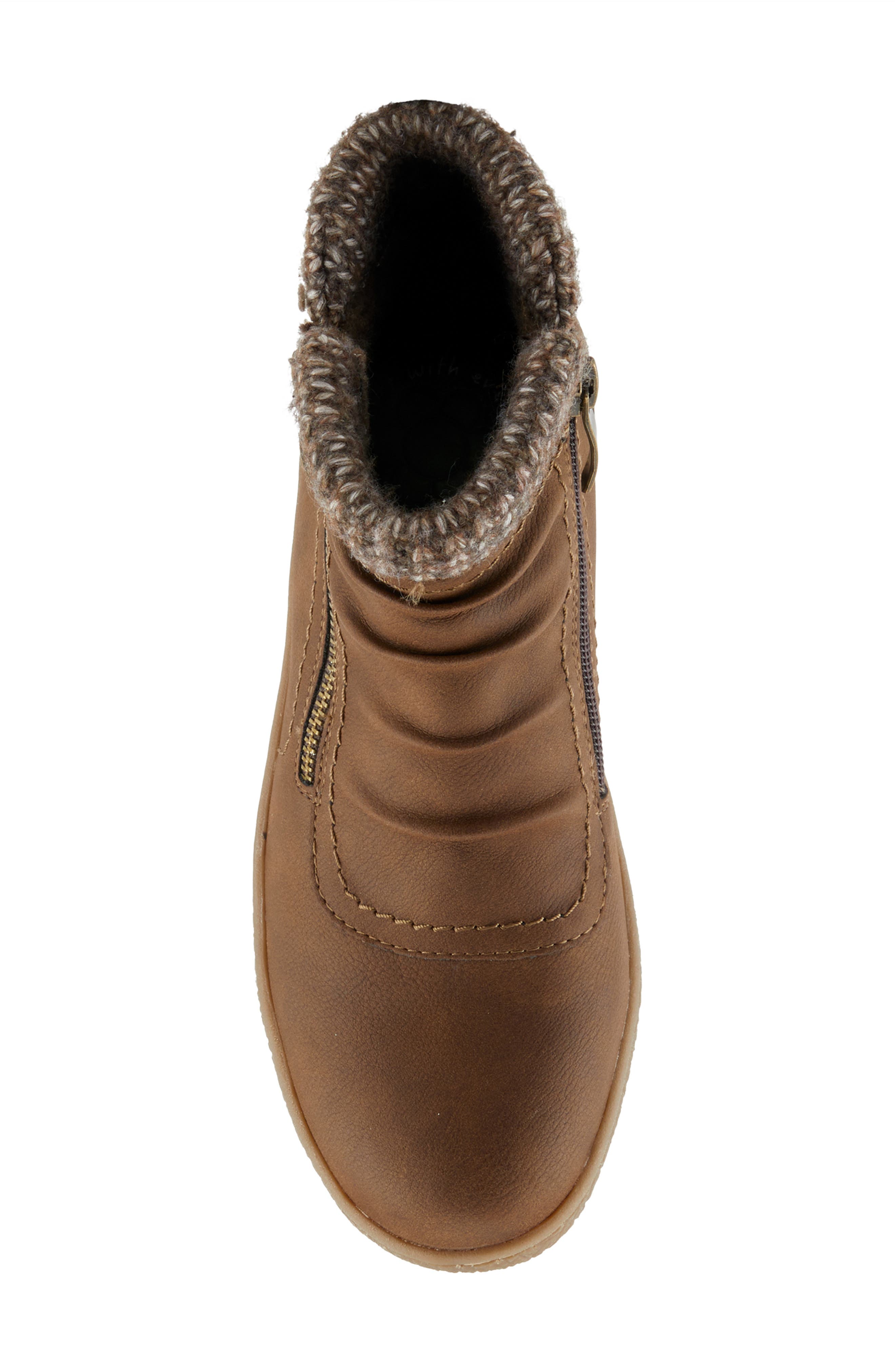 Cleora Water Resistant Bootie, Alternate, color, CHOCOLATE BROWN