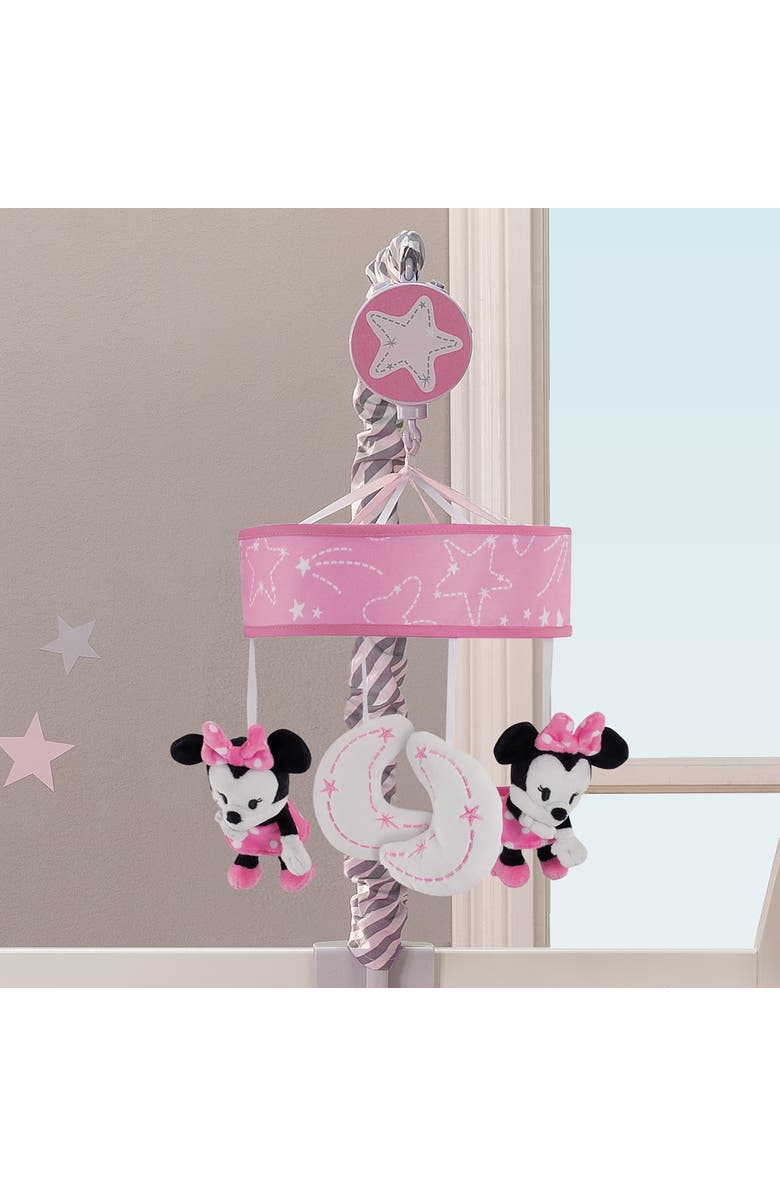 Lambs & Ivy Disney Baby Minnie Mouse Musical Crib Mobile, Alternate, color,