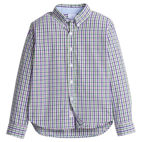 Kids' Plaid Button Down Shirt Blend (Toddler, Little Kid & Big Kid)