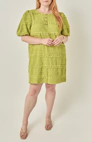 English Factory Smocked Minidress