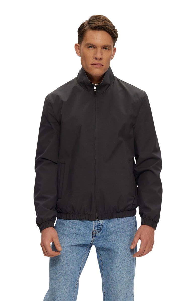 GORSKI Reversible Zip Jacket, Main, color, Anthracite/Beige