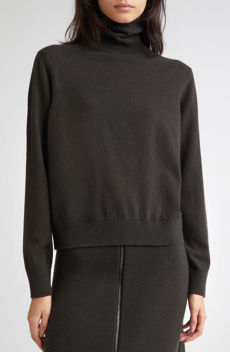 Johnstons of Elgin Classic Cashmere Turtleneck Sweater, Alternate, color, Iron
