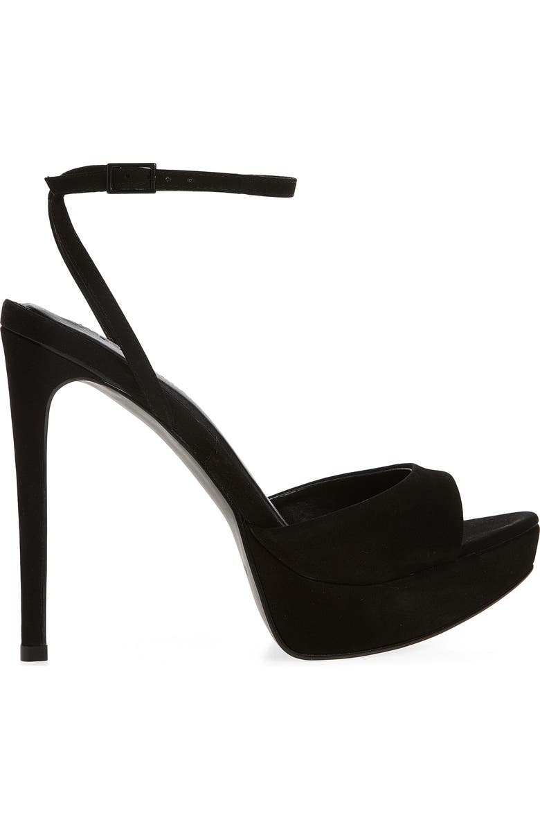 Steve Madden Maiden Ankle Strap Sandal, Alternate, color, Black Nubuck