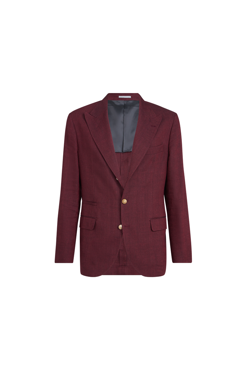 Blazer with metal buttons, Alternate, color, Cherry