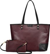 OLD TREND Camellia Medium Reversible Leather Tote