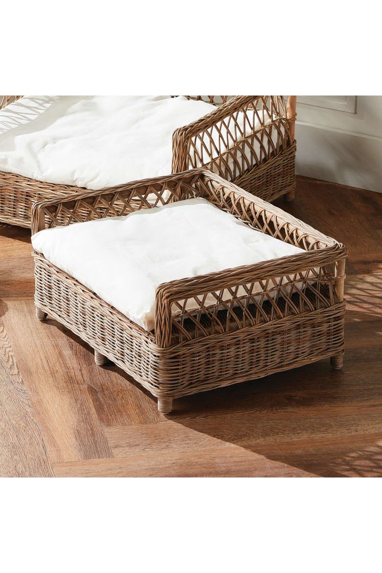 Normandy Small Raised Pet Bed 17.5" x 21.25", Alternate, color, Brown