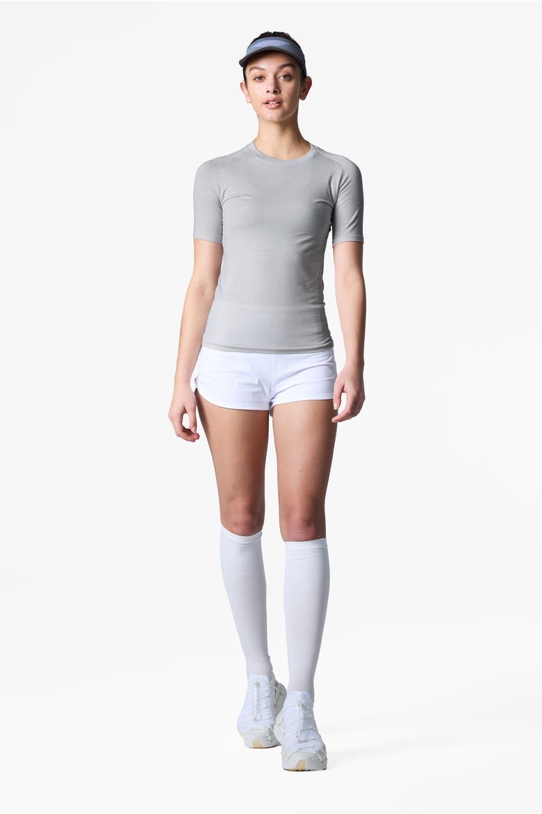 Women's PerformaWool Aero Weight Tee, Alternate, color, Glacier Gray