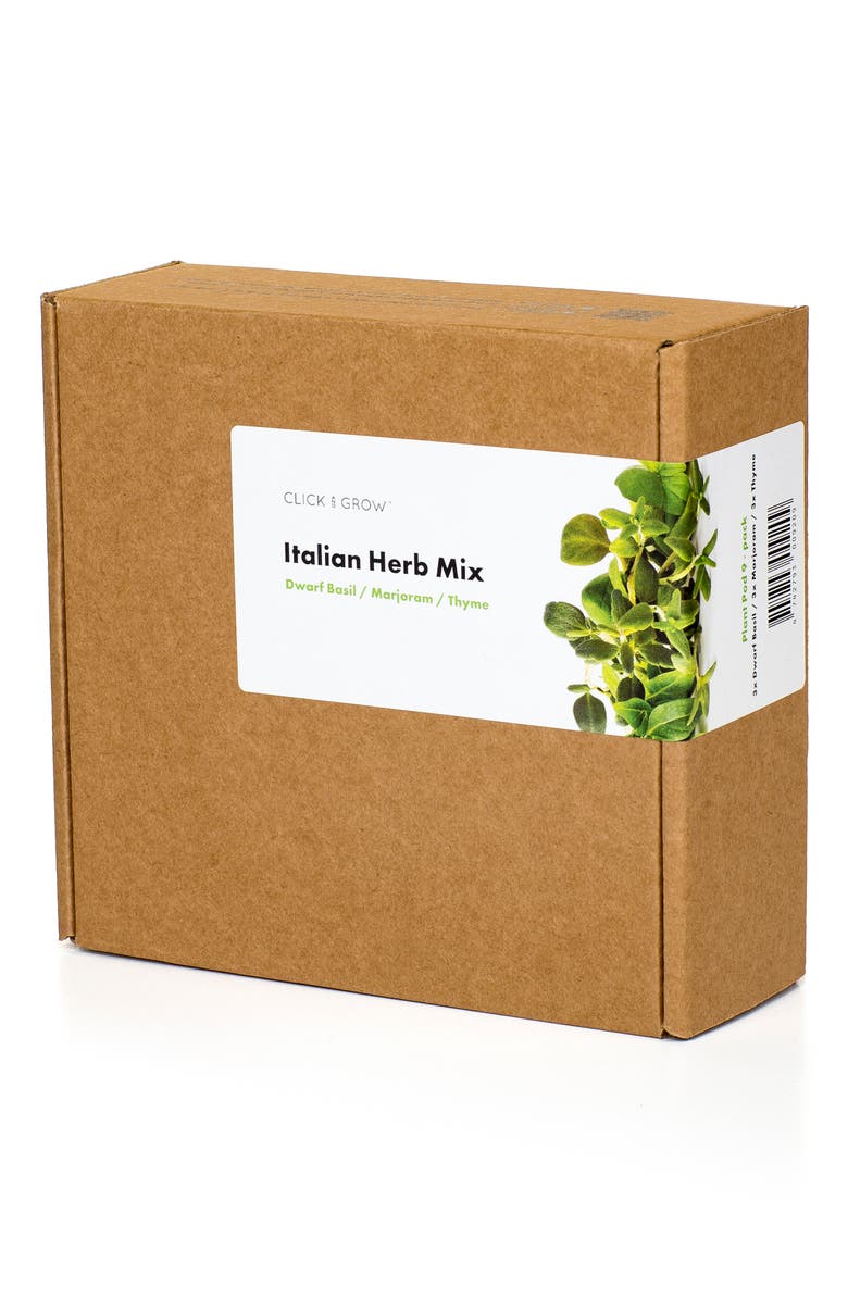 Click & Grow 9-Pack Italian Herb Mix, Alternate, color, Brown