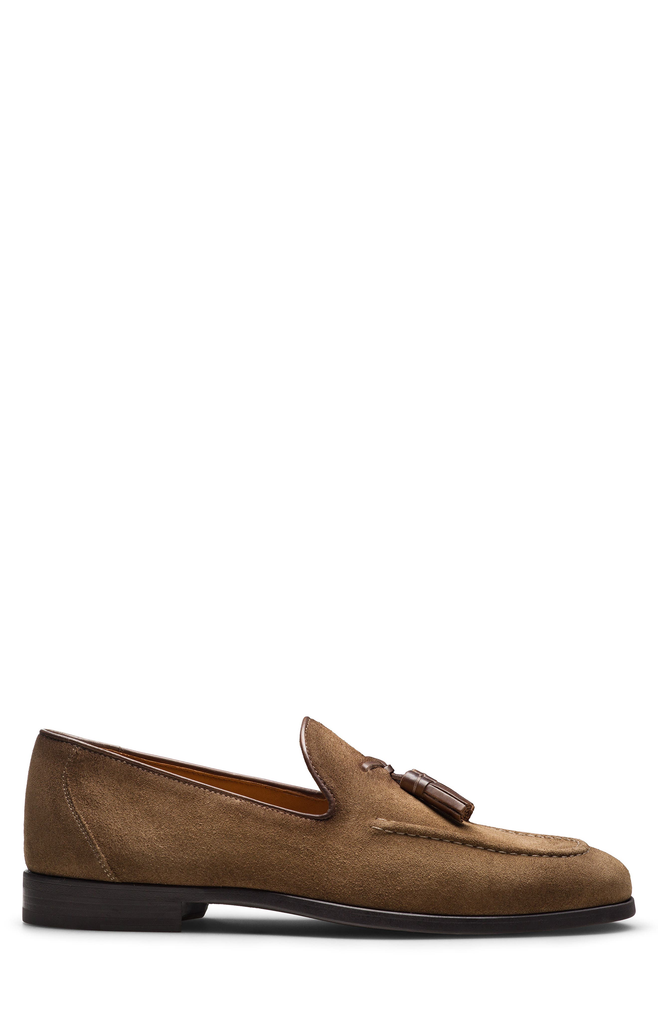 Magico Tassel Loafer, Alternate, color, TAUPE SUEDE