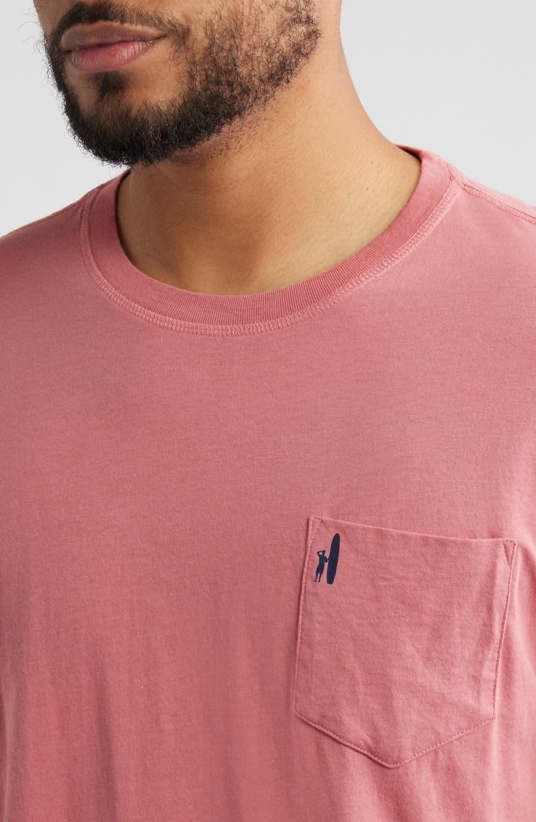 johnnie-O American Dream Cotton Blend Pocket T-Shirt, Alternate, color, Bandana