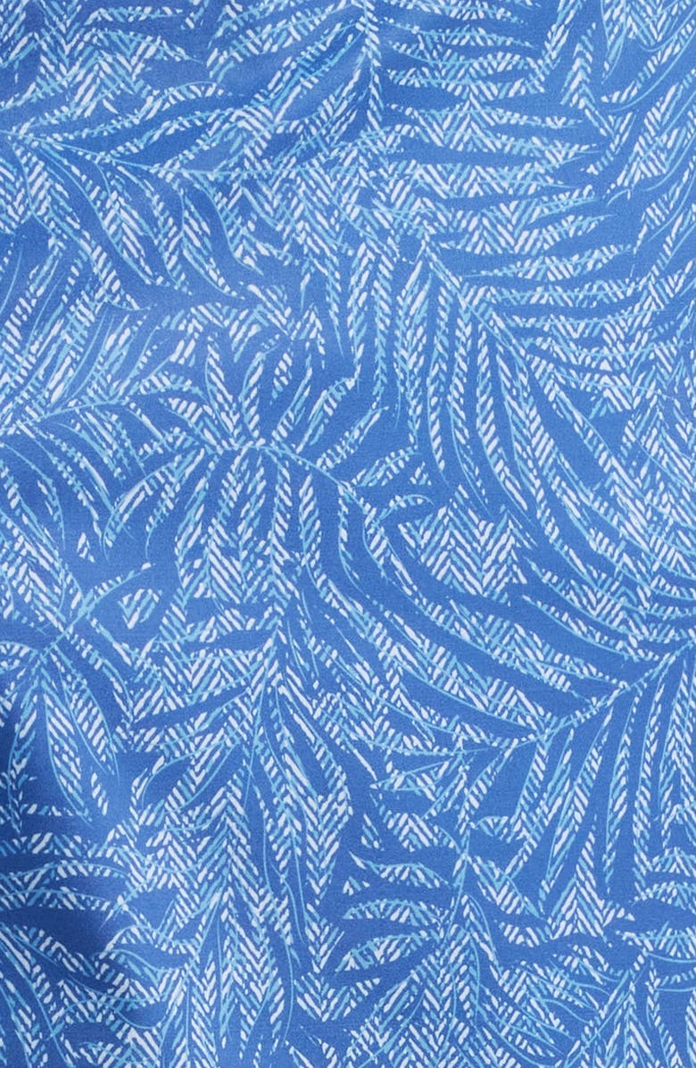 Peter Millar Crown Santa Barbara Palm Swim Trunks, Alternate, color, Ocean Blue