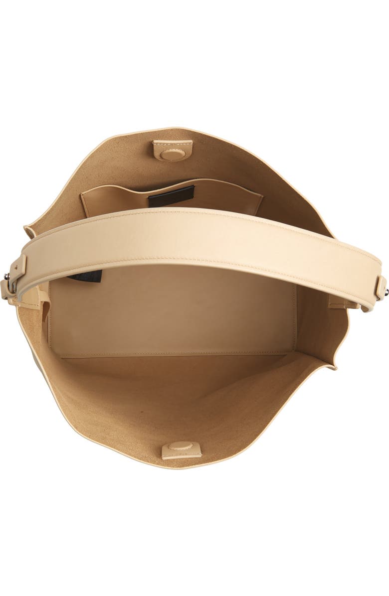 AllSaints 'Paradise North/South' Calfskin Leather Tote, Alternate, color,