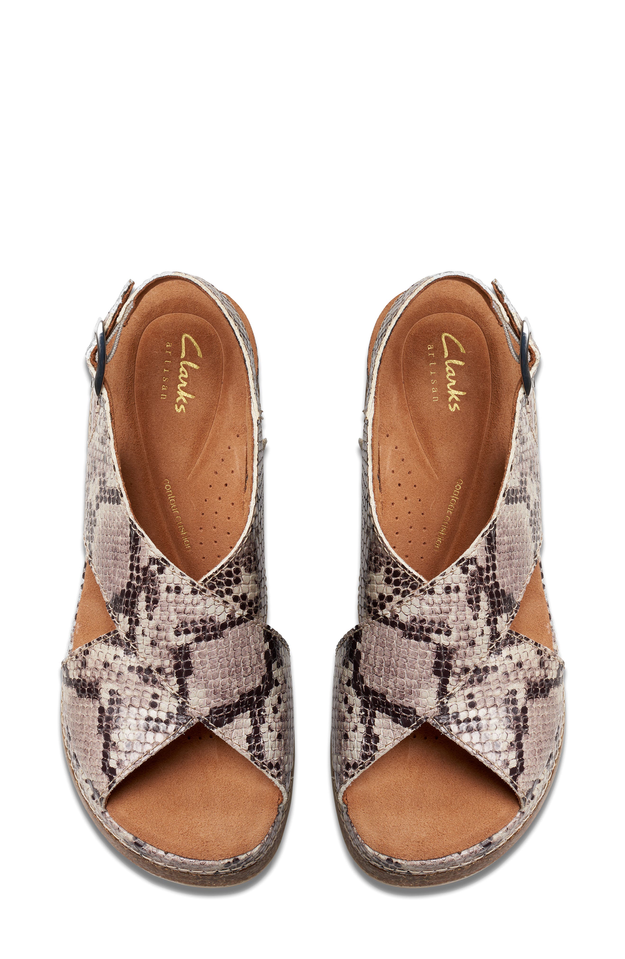 Clarks<sup>®</sup> Kassanda Step Wedge Sandal, Alternate, color, 