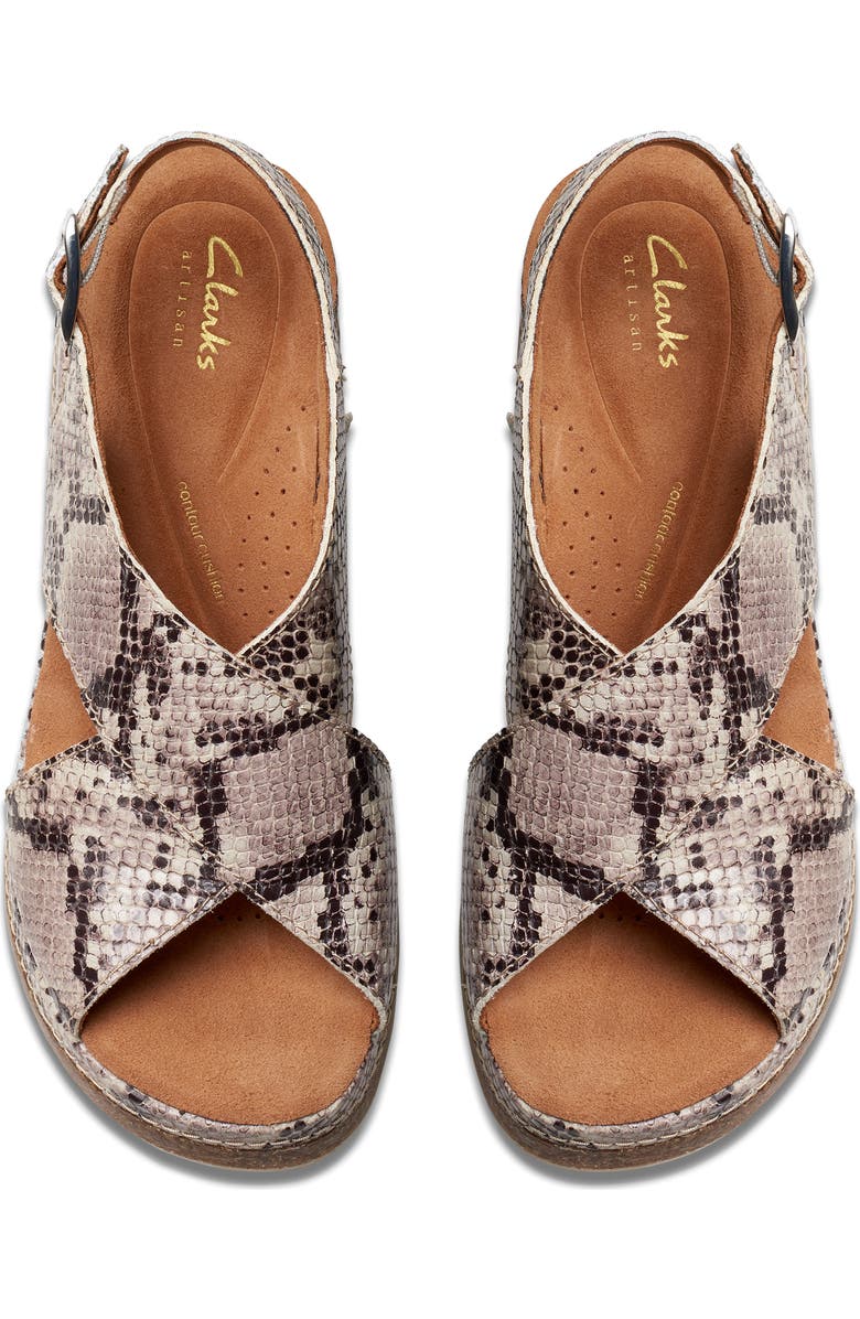 Clarks<sup>®</sup> Kassanda Step Wedge Sandal, Alternate, color,