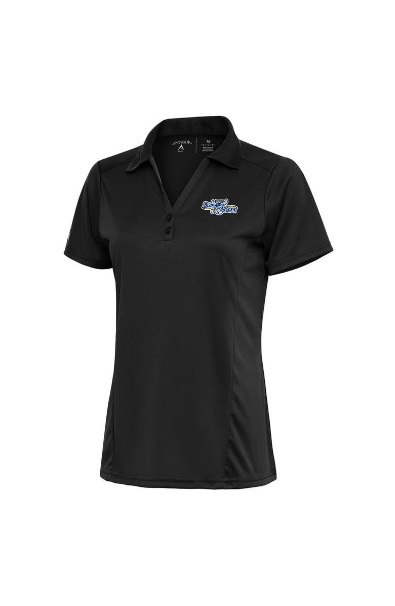 ANTIGUA Women's Antigua Charcoal Wilmington Blue Rocks Tribute Polo, Alternate, color, 