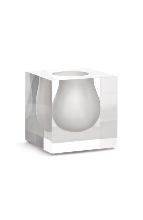 Jonathan Adler Bel Air Mini Scoop Vase In White