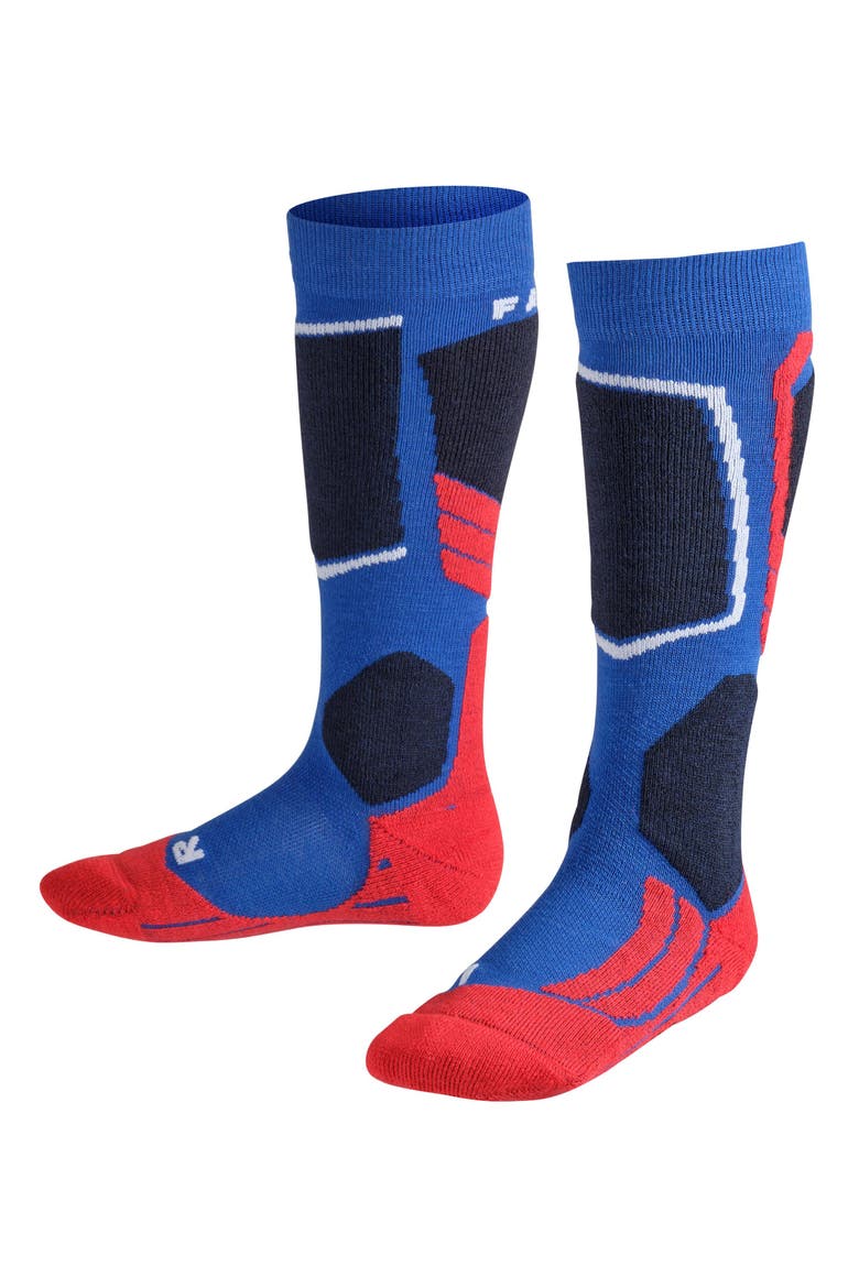 SK2 Intermediate Ski Socks, Main, color, Cobalt Blue