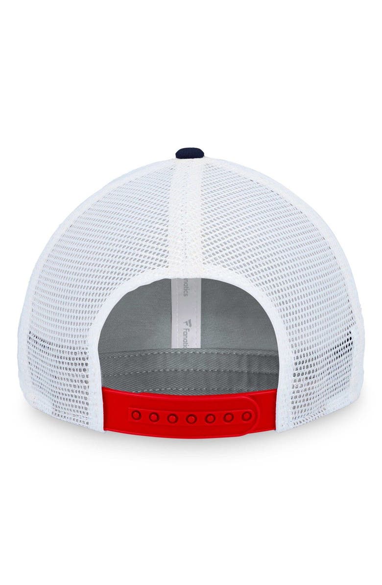 FANATICS Men's Fanatics Branded  Red/White Washington Capitals Iconic Gradient Trucker Snapback Hat, Alternate, color, 