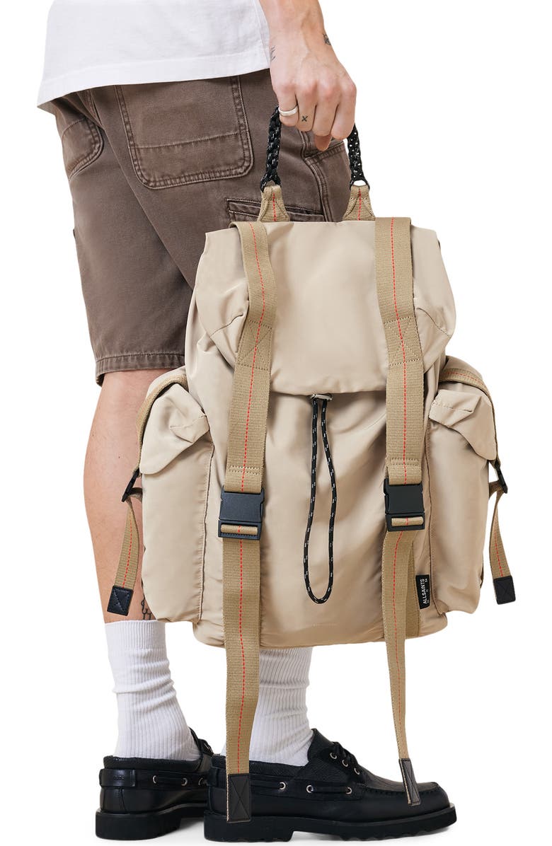 AllSaints Mars Rope Handle Backpack, Alternate, color,