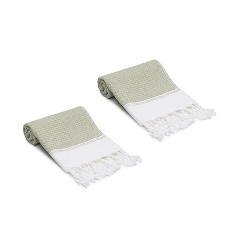 Pria Turkish Cotton Hand Towels - Set of 2