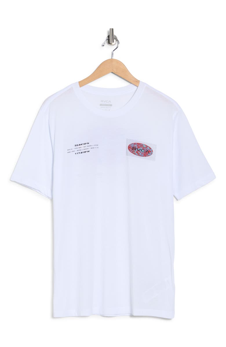 RVCA Global Heat Graphic T-Shirt, Main, color, White