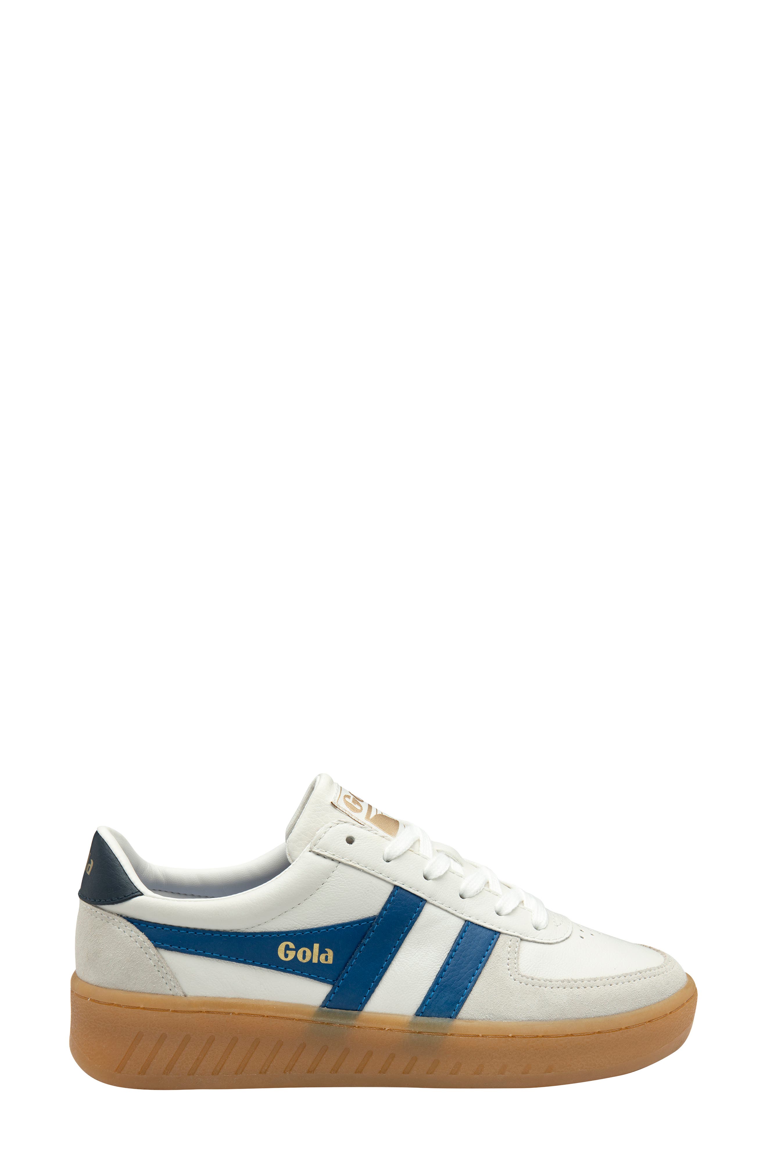 Gola Grandslam Elite Sneaker, Alternate, color, White/ Sapphire/ Navy/ Gum