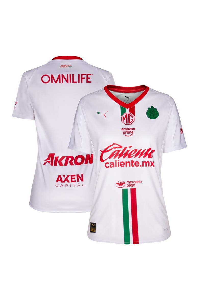 PUMA Women's Puma White Chivas 2025/26 Away  Replica Jersey, Main, color, White