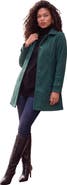 Roaman's Plus Size Button Up Fleece Jacket