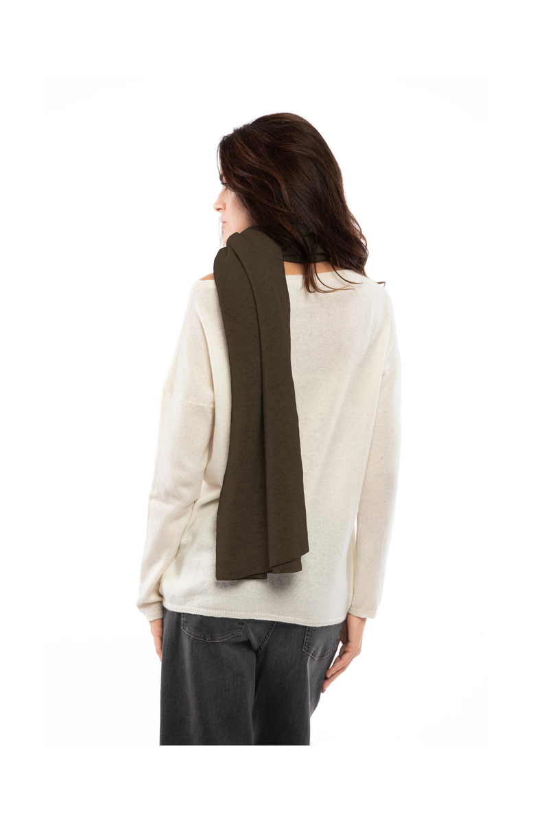 Monticelli Cashmere Double-Knit Pure Cashmere Cape Wrap, Alternate, color, Coffee