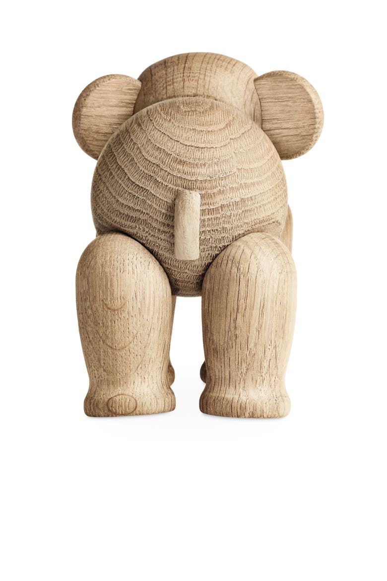 Kay Bojesen Elephant Small, Alternate, color, Oak