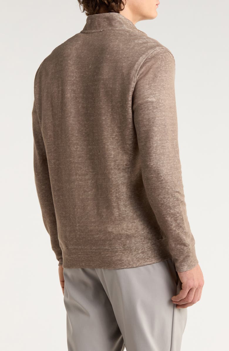 Robert Barakett Nomi Quarter Zip Pullover, Alternate, color, Pottery