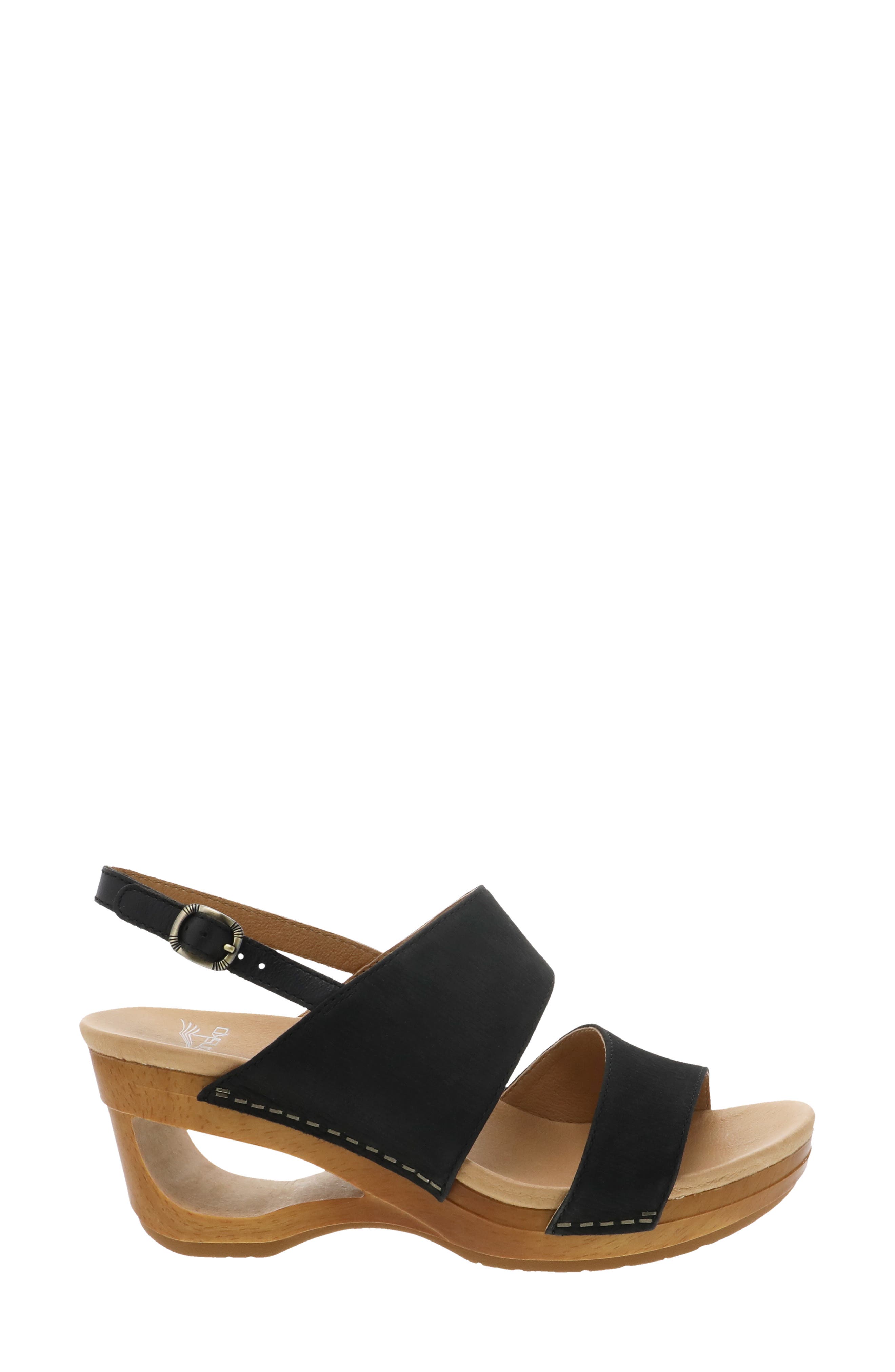 Dansko Tamia Cutout Wedge Sandal, Alternate, color, 