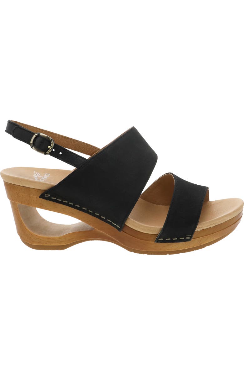 Dansko Tamia Cutout Wedge Sandal, Alternate, color,