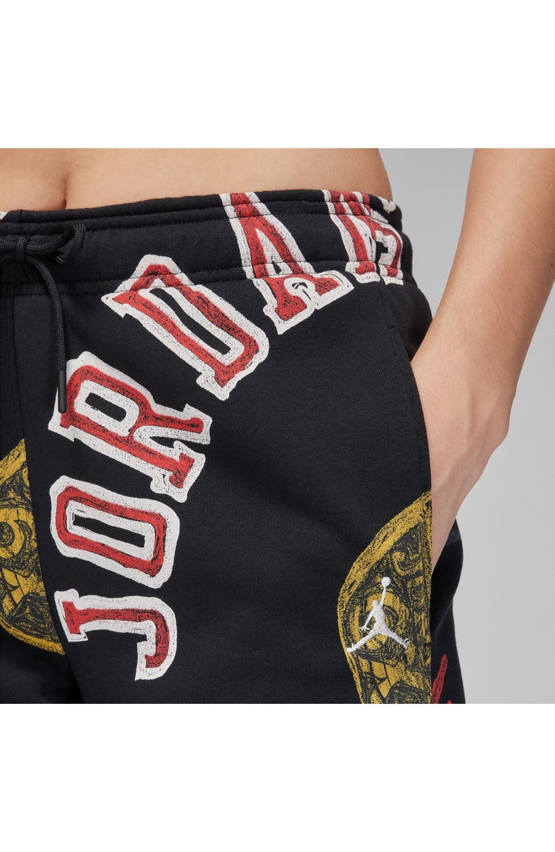 Jordan Brooklyn Print Fleece Sweatpants, Alternate, color,