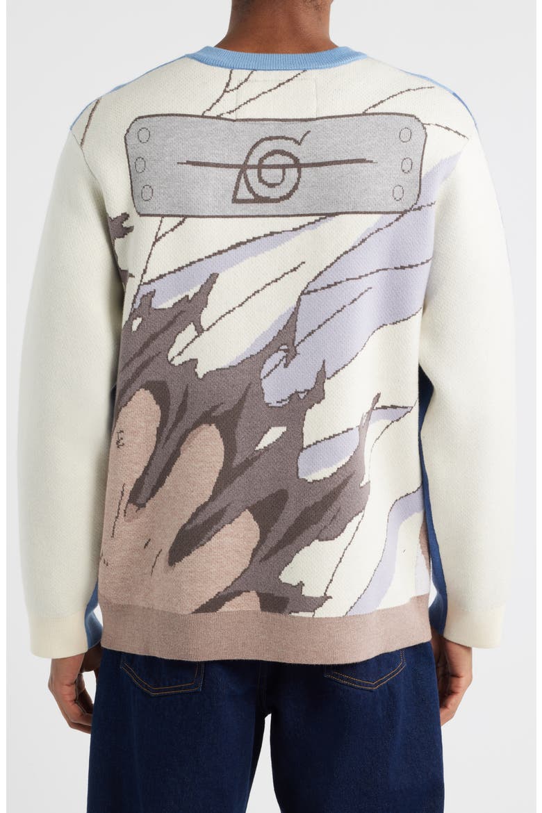 Sasuke Cursemark Graphic Crewneck Sweatshirt, Alternate, color, BLUE