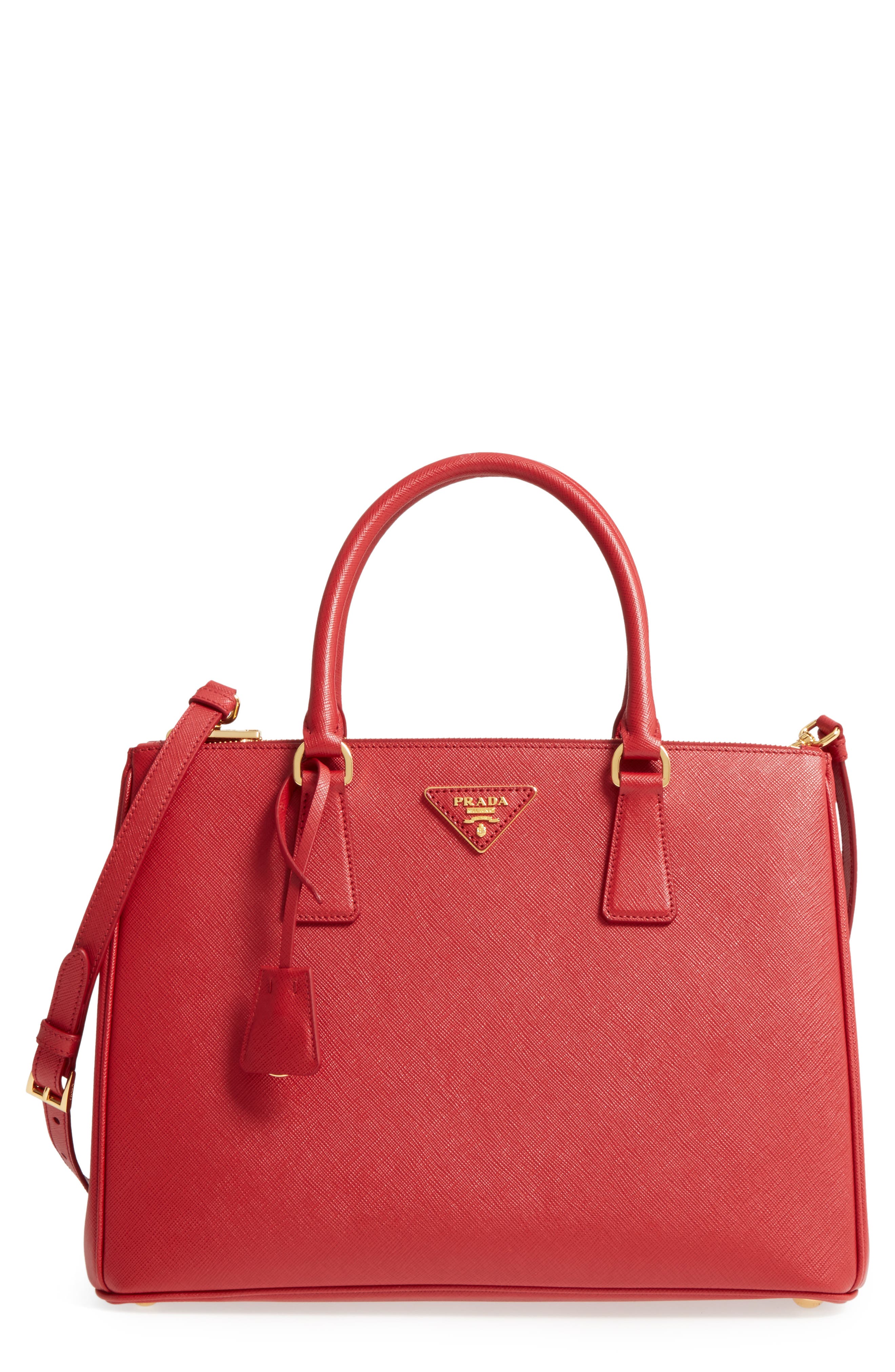 Prada Medium Galleria Saffiano Leather Tote, Main, color, 