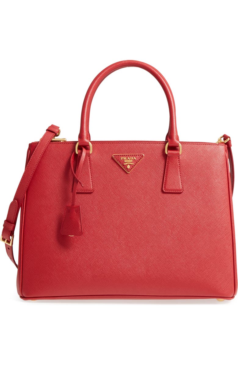 Prada Medium Galleria Saffiano Leather Tote, Main, color,