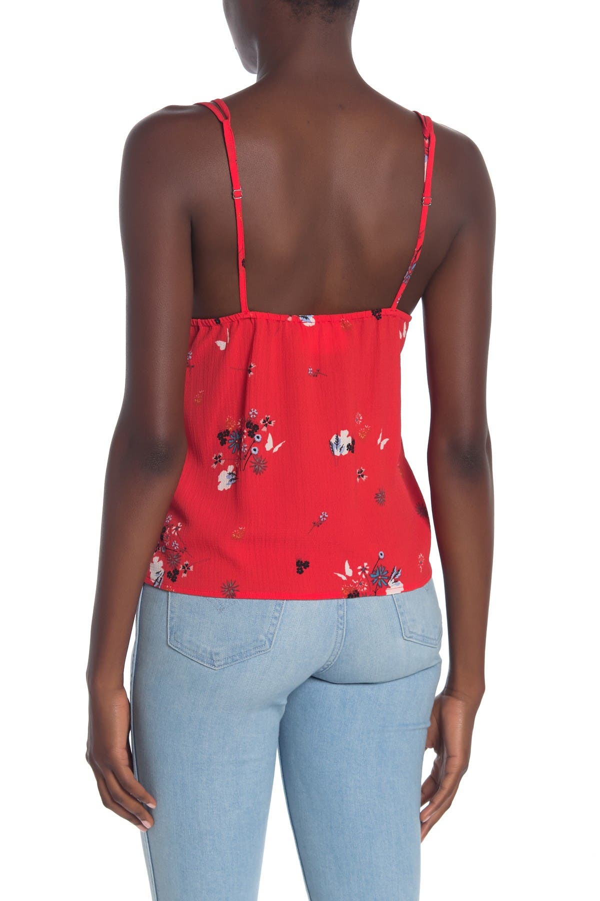 FANCO Floral Ruffle Trim Camisole (Women) | Nordstromrack