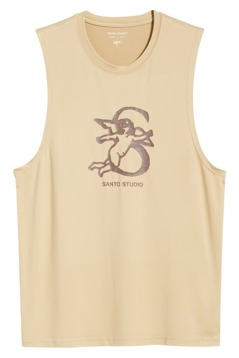 Tempo Angel Tank, Alternate, color, CALM BROWN