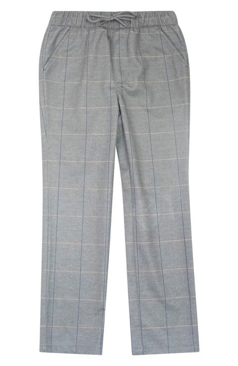 Kids' Everyday Windowpane Stretch Pants