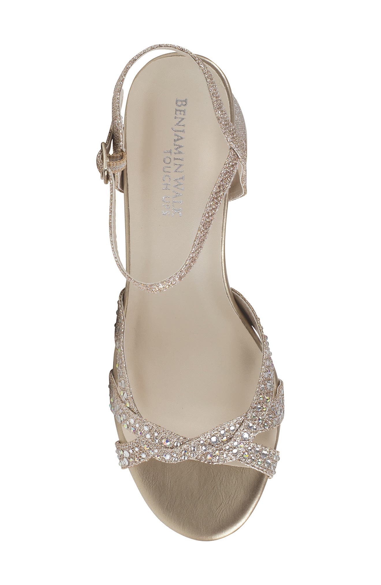 Ivy Ankle Strap Sandal, Alternate, color, CHAMPAGNE