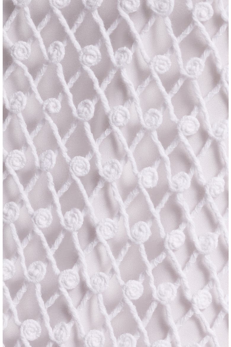 Crochet Lace Top, Alternate, color, WHITE