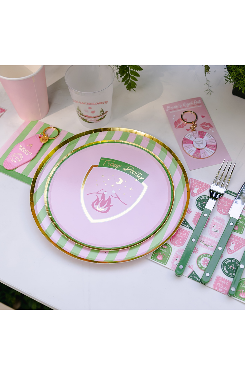 Jollity
Co. Camp Bachelorette Stripe Cocktail Napkins, Alternate, color, Assorted Pre-Pack