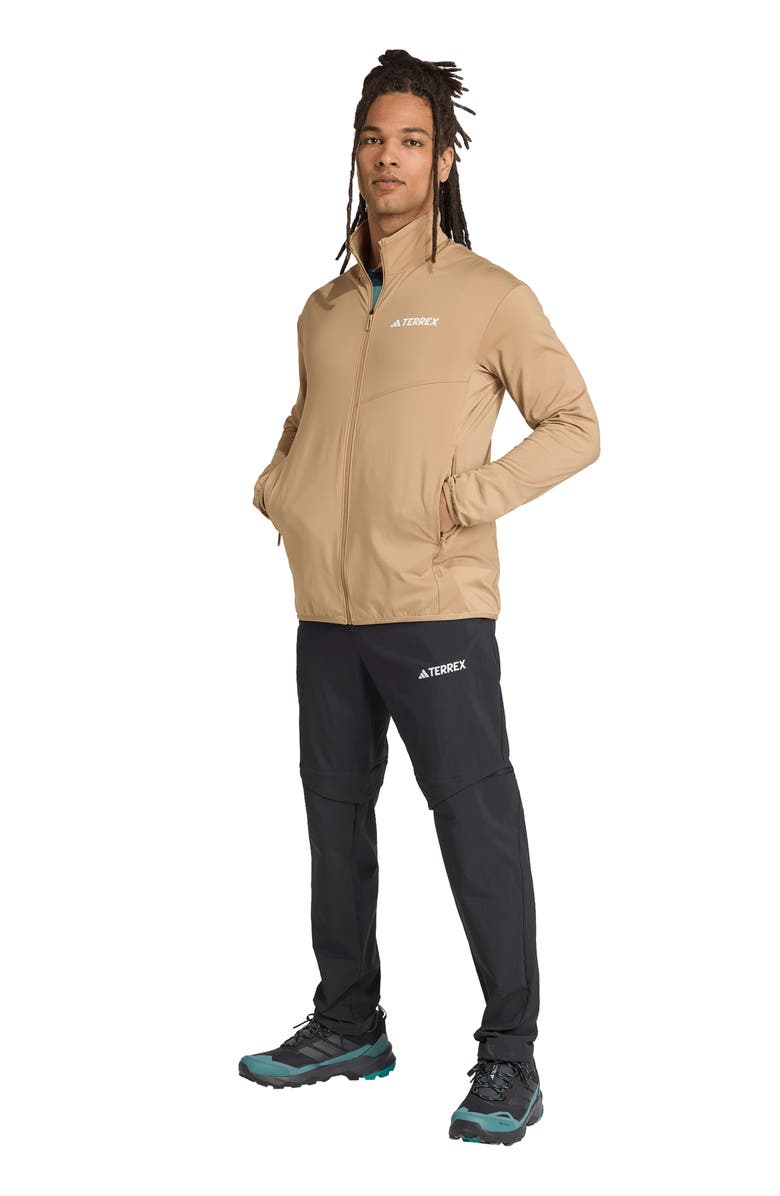adidas Terrex Climawarm Fleece Jacket, Alternate, color, Cardboard